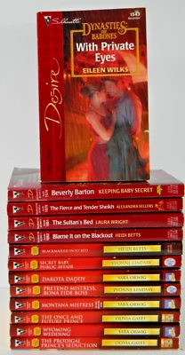 Silhouette  Desire Lot of 13 Romance Novels Passion Love 2003-2009 - VG Foto 1 de 3