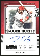 2021 Panini Contenders #194 Jose Rojas Rookie Autograph