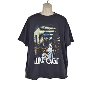 Marvel Luke Cage T Shirt Size 2XL Black Netflix Super Hero Short Sleeve - Picture 1 of 7