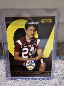 Tarjeta de novato Christian Mccaffrey 2009 Razor All American - Imagen 1 de 2