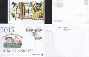 ODZ&GERMANY 62¢ - SCOTT#: 2839 - MAX AND MORITZ BY WILHELM BUSCH, 150TH FDC 705 - Picture 1 of 3