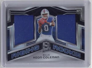 Panini Spectra 2024 #RRM-KN Keon Coleman Rising Rookie Materials #/99 - Imagen 1 de 2