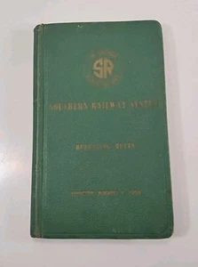 Southern Railway System - 1956 Book of Operating Rules Vintage Handbook Railroad - Picture 1 of 15