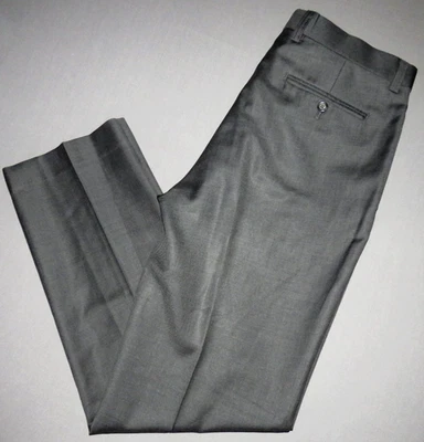 Lauren Ralph Lauren Wool/Cashmere Dark Gray Dress Pants Men's 33 X 32 - Image 1 of 4