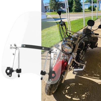 Parabrisas para motocicleta Harley Davidson Heritage Softail 18"x16" Foto 1 de 4