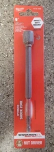 Milwaukee SHOCKWAVE 49-66-4586 Impact Duty 7/16" x 6" Magnetic Nut Driver New - Picture 1 of 3