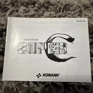 Nintendo NES SUPER C Anleitung Booklet Manual Book only - Bild 1 von 2