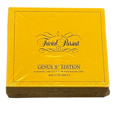 Trivial Pursuit Genus 2 Genus II Edition 1986 Subsidiary Expansion Set Sealed - Image 1 of 4