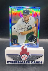 2014 Topps Chrome Blue Refractor Justin Verlander /199 Tigers Astros giants - Picture 1 of 2