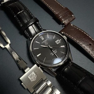 TAG Heuer CARRERA WAR211A Automatic Watch Silver Tone Excellent Condition - Picture 1 of 9