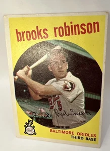 1959 Topps Brooks Robinson #439 Baltimore Orioles HOF Vintage Baseball Card - Picture 1 of 9