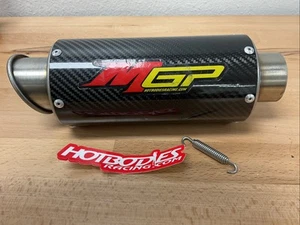 Hotbodies Racing MGP Slip-On Exhaust Yamaha R1/R1M 15-25 Carbon Fiber/Stainless - Picture 1 of 3