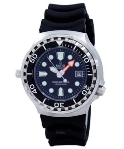 RATIO FreeDiver Helium-Safe Quartz 1038EF102V 1000M Analog Diver Herrenuhr - Bild 1 von 10