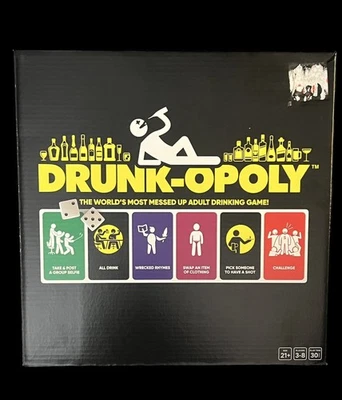 Drunk-opoly Adult Board Drinking Game, Outrageous Challenges Free Ship shipping  - Image 1 of 3