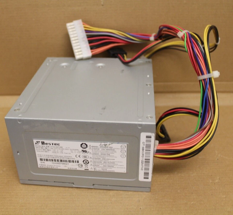 bestec ATX0180P5WB   ATX Netzteil  max. 180 Watt - Bild 1 von 4