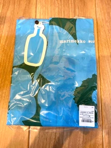 Marimekko x Blue Bottle Coffee Unikko Apron Limited Green Blue Japan Exclusive - Picture 1 of 10