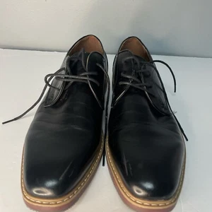 Oxford con cordones negros para hombre Nun Bush. Plantilla de gel Comfort. Hombre Talla 10.5 - Imagen 1 de 7