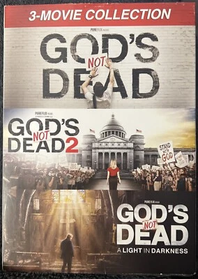 God's Not Dead: 3-Movie Collection (3 DVD) New Sealed - Free Shipping - Image 1 of 2
