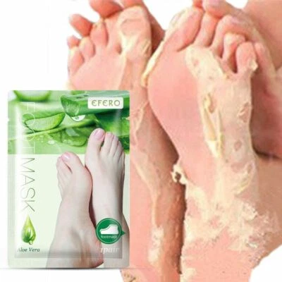 Aloe Vera Foot Mask Peeling for Legs Feet Mask Scrub Exfoliating Socks Pedicure Foto 1 de 4