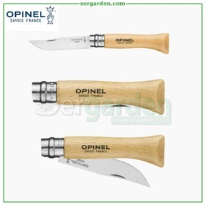 COLTELLO OPINEL N°6 INOX CON LAMA INOX ORIGINALE OPINEL FRANCE CON MANICO FAGGIO - Foto 1 di 4