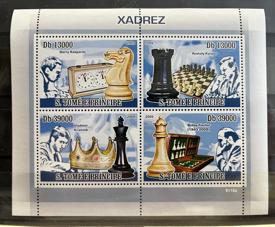 Chess / Xadrez -  Stamps Timbres  MNH**  G115 - Image 1 of 1