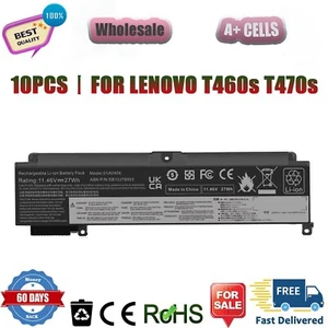 10PCS 27Wh 01AV406 Battery For Lenovo ThinkPad T460s T470s 00HW024 01AV462 NEW - Picture 1 of 10