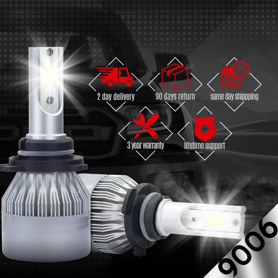 Kit de faros LED HID XENTEC 9006 blanco para GMC Sierra 1500 Classic 2007-2007 Foto 1 de 4