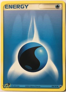 POKEMON WATER ENERGY 106/109 EX RUBY & SAPPHIRE COMMON NEAR MINT - Picture 1 of 2