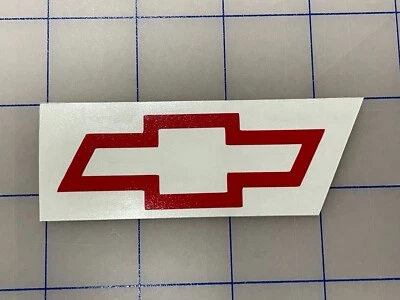 Chevy Bowtie Decal Die Cut Chevrolet Bow Tie Sticker 1", 2", 3", 4", 5", 6", 7"+ - Image 1 of 4