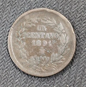 1891 Mo Mexiko 1 Centavo KM#391 - Bild 1 von 2