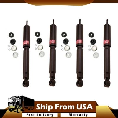 4X AMORTIGUADORES Y PUNTALES TRASEROS DELANTEROS KYB para ISUZU AMIGO 1998-2000 Foto 1 de 4