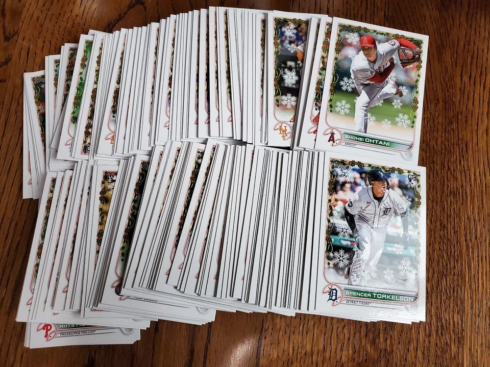 2022 Topps Holiday Card 1-200 Pick your Card RC and vets - Image 1 of 1