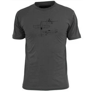 Camiseta para hombre Hawker Sea Fury Jet Fighter avión de combate plano - Imagen 1 de 2