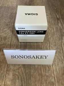 SIGMA FT-1201 Conversion Lens 1.2X Teleconverter 931315 w/Box from Japan 【NEW】 - Picture 1 of 7
