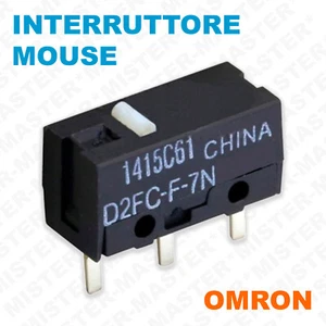 D2FC-F-7N OMRON MICRO INTERRUTTORE MOUSE MICRO SWITCH LOGITECH DELL IBM -4 PEZZI - Afbeelding 1 van 2