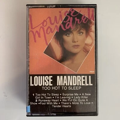 Louise Mandrell Too Hot To Sleep (Cassette) - Imagem 1 de 2