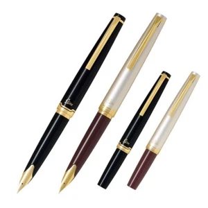 Pilot Namiki Elite 95S Fountain Pen [Black/Deep Red] Nib[EF/F/M] FES-1MM-B/DR - Picture 1 of 10
