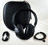 Sony MDR-1000X Premium Noise Cancelling Wireless Bluetooth Headphones (Black)