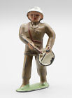 Barclay Manoil Band Drummer White Helmet Dime Store Soldier