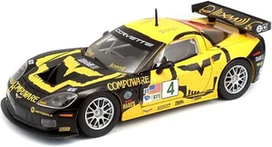 BURAGO RACE-MODELLO AUTO CHEVROLET CORVETTE C6R SCALA 1:24 DIE-CAST METAL NUOVO - Foto 1 di 6