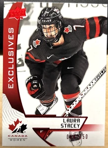 2019-20 Team Canada Women Exclusives #41 Laura Stacey Montreal Victoire / 250 - Picture 1 of 2