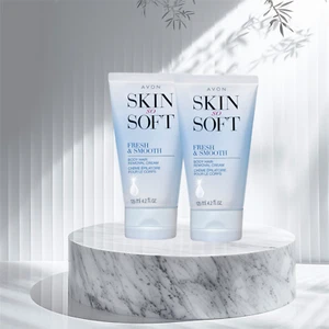 Juego de crema depilatoria corporal Avon Skin So Soft Fresh & Smooth 4,2 onzas líquidas - Imagen 1 de 5