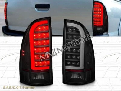APTO PARA 2005 06 07 08 - 2015 TOYOTA TACOMA NEGRO HUMO C-BAR LUCES TRASERAS LED NUEVO Foto 1 de 4