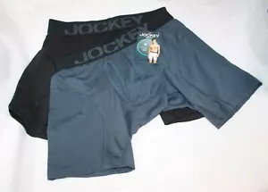 Neu 2 JOCKEY Sport Boxershorts Rapidcool Geruchsbekämpfung Feuchtigkeitsableitung GRAU BL - Bild 1 von 3