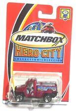 MJ7 Matchbox - 2003 Hero City BP - MB67 All-Terrain Fire Tanker - Red