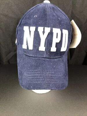 Colosseum NYPD Hat Cap Police God Bless America Cotton Blue Flag NOS - Image 1 of 4