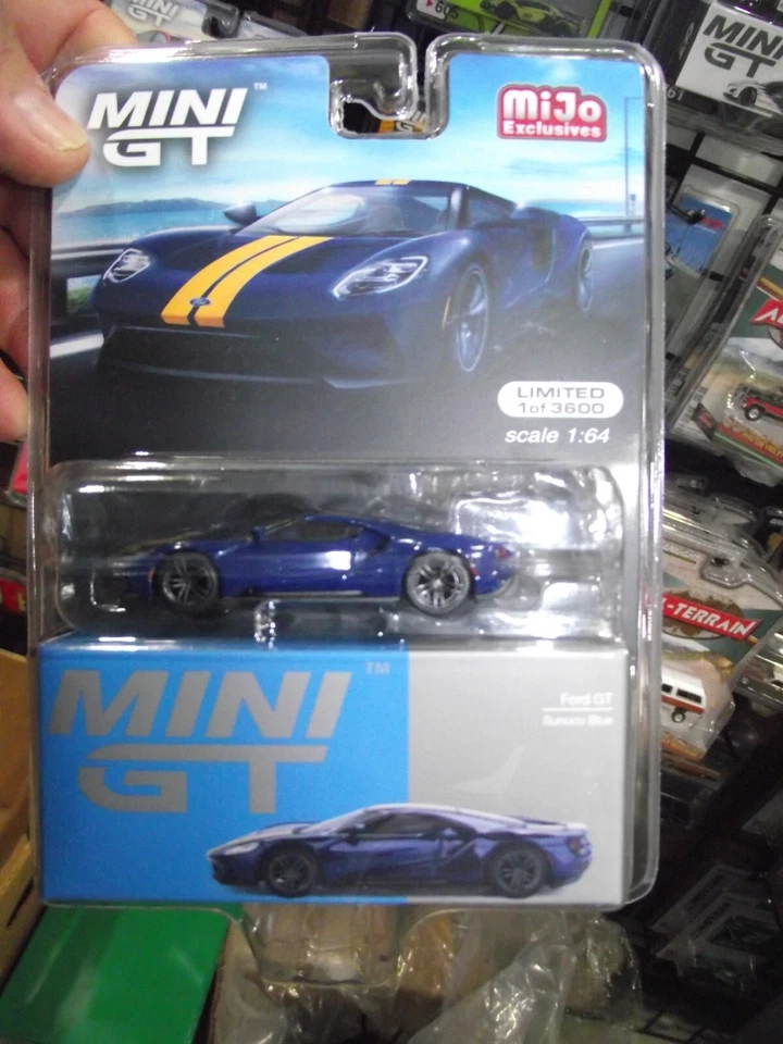 Mini gt 1/64 Ford GT sunoco blue NIB - Image 1 of 1