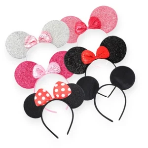 Minnie Maus Ohren Alice Haarband Stirnband verschiedene Designs Kostüm Party Henne - Bild 1 von 13