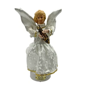 Gemmy Musical Angel Plays Harp North Pole Productions in Box Christmas Decor - Picture 1 of 12
