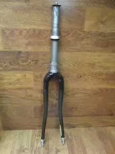 SPECIALIZED CARBON ZERTZ THREADLESS 1 1/8" x 10 1/2" 700C ROAD BIKE FORK 100x9qr - Picture 1 of 7